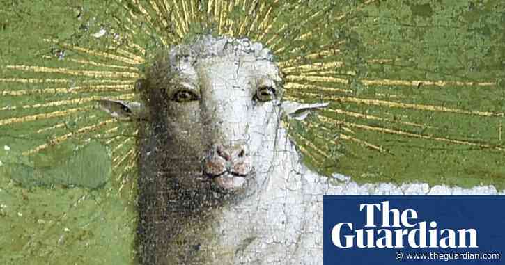 Why laugh at the humanoid sheep in the Ghent altarpiece? It is majestic