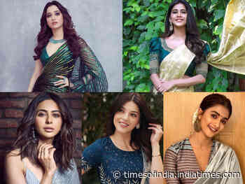 Tollywood actresses in traditional saree