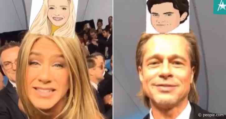 Jennifer Aniston and Brad Pitt Learn Which Friends Character They Are in Viral Instagram Filter