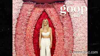 Gwyneth Paltrow Poses in Flowery Vagina Replica for Goop Event