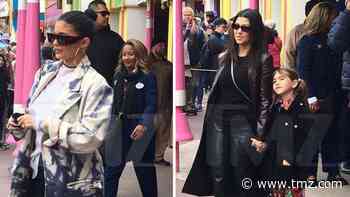 Kylie Jenner and Kourtney Kardashian Take Kids To Disney World