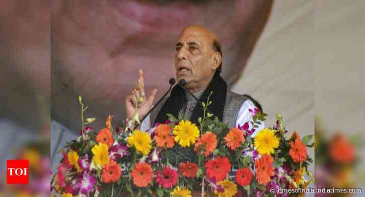 Ours is a secular state, theirs a theocratic one: Rajnath Singh