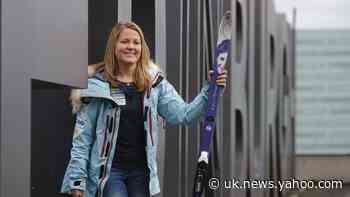Youngest woman to ski solo to the South Pole returns home to Edinburgh