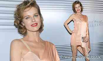 Eva Herzigova, 46, wows in cone bra dress at LAST Jean Paul Gaultier haute couture show in Paris