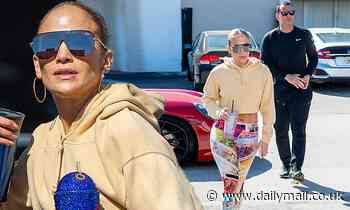 Jennifer Lopez endures another workout ahead of Halftime Show...and teases news on Instagram