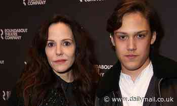 Mary-Louise Parker, 55, poses  with the teen son she had with Billy Crudup