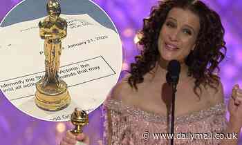 Rachel Griffiths' hilarious response after police think they found her stolen Golden Globe statue 
