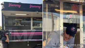 Justin Bieber Works Yummy Food Truck with James Corden
