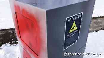 Newly installed speed camera becomes unusable after being covered in spray paint