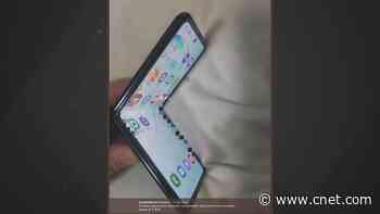 Details about Samsung's next foldable phone pop up everywhere video     - CNET