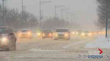 Edmontonians face snowy commute on Wednesday