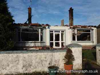 Devastated Loughall couple left with nothing as fire guts home of three months