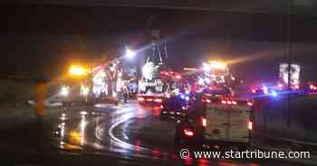 Westbound I-694 reopens after semi crash in Little Canada