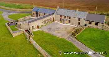 The cliff-top converted £1.2m barn that comes with stunning sea views and an events venue