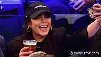 Vanessa Hudgens Snaps Boozy Selfies At Lakers vs. Knicks Game After Kuzma Date