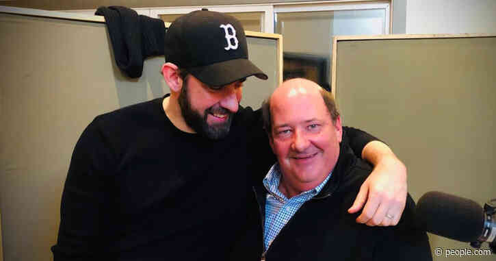 A Dunder Mifflin Reunion! The Office's John Krasinski, Brian Baumgartner Reunite in Smiley Photo