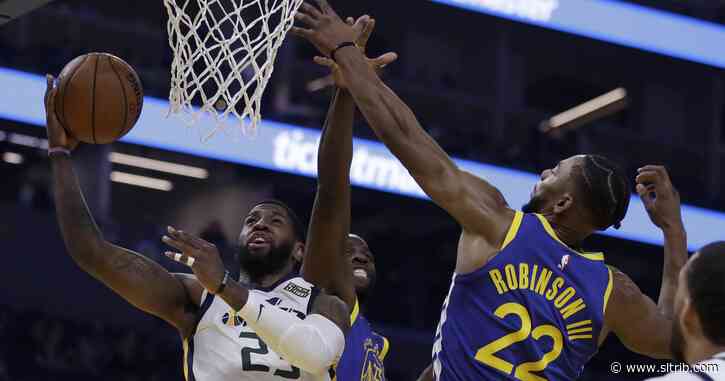 Utah Jazz crush Golden State Warriors 129-96 to move up to second in the West