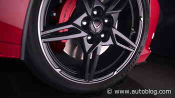 C8 Chevy Corvette winds up on cinder blocks in Detroit