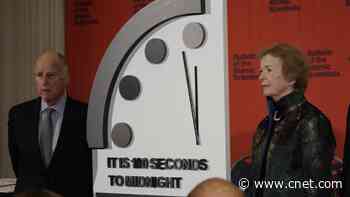 Doomsday Clock ticks 20 seconds closer to world apocalypse     - CNET