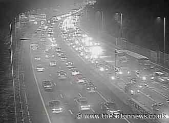 Breakdown on M60 closes two lanes causing long delays