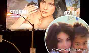 Kylie Jenner celebrates her daughter Stormi's birthday with massive billboard