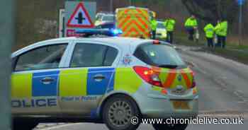 Four people injured after multi-vehicle crash on A197 in Northumberland