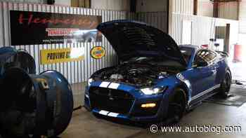 2020 Ford Mustang Shelby GT500 reaches 708 hp on Hennessey's dyno