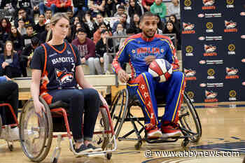 Globetrotter competes at Abbotsford celebrity wheelchair basketball game