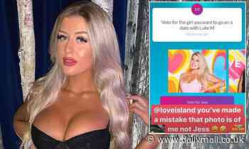 Love Island bosses blunder and use photo of Eve not Jess