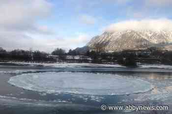 VIDEO: Rare ‘ice circle’ spotted on Kamloops river