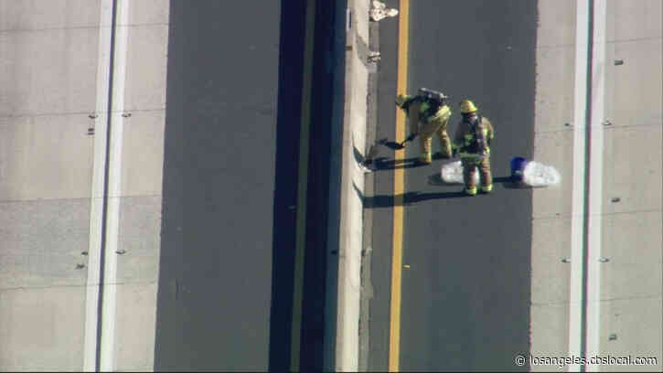 Chemical Spill Temporarily Closes 405 Freeway In Redondo Beach