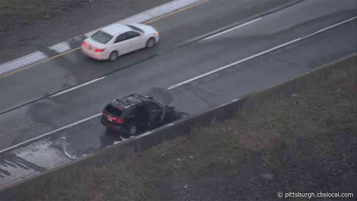 Southbound I-279 Temporarily Shut Down Due To Vehicle Fire