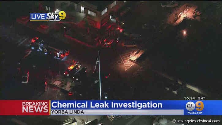 OCFA Investigating Chemical Leak At Water Treatment Plant, 6 People Exposed