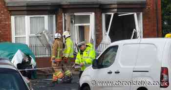 First footage from South Shields crash which left one man dead and woman fighting for life