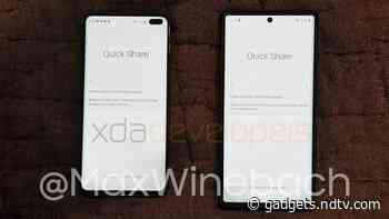 Samsung Galaxy S20 Series to Introduce Quick Share Feature Similar to Apple's AirDrop: Report