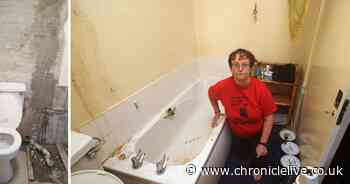 Newcastle tenant's bathroom hell after repairs left her unable to shower at home for two months