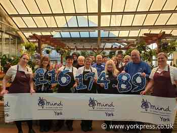 £16000 cash boost for York Mind