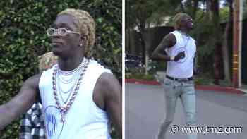 Young Thug Makes Friend Run for His Money