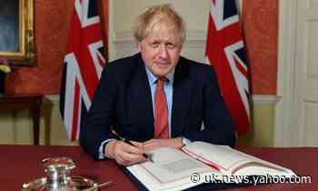 'Fantastic moment': Boris Johnson signs Brexit withdrawal deal