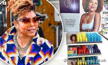 Taraji P. Henson debuts affordable haircare line while decked out in designer in NYC