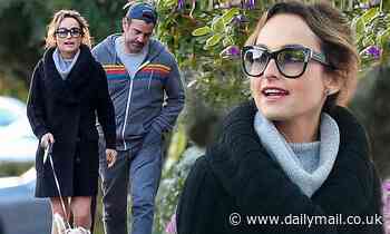 Giada de Laurentiis is seen strolling with her boyfriend Shane Farley
