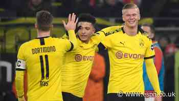 Sancho dazzles, Haaland brace in Dortmund romp