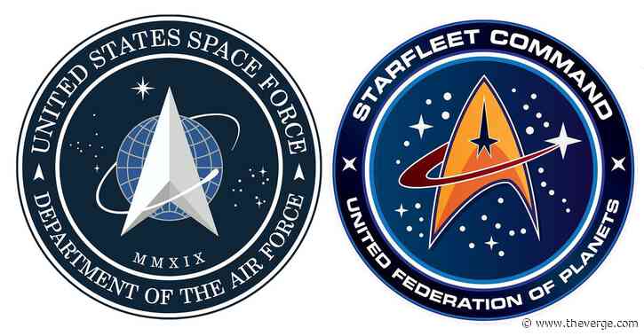 Here’s the logo for Trump’s Space Force, and it looks awfully familiar