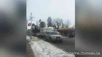 'Its scary, shocking to anybody': train smashes into SUV stalled on Alliston tracks