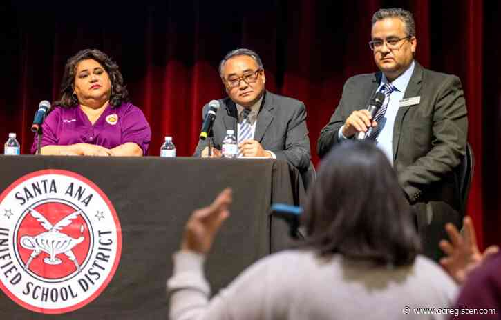 Faced with a planned homeless shelter near schools, Santa Ana residents demand “no more shelters”