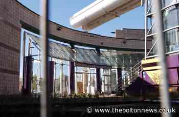 Pictures of the demolition work on The Water Place in 2003