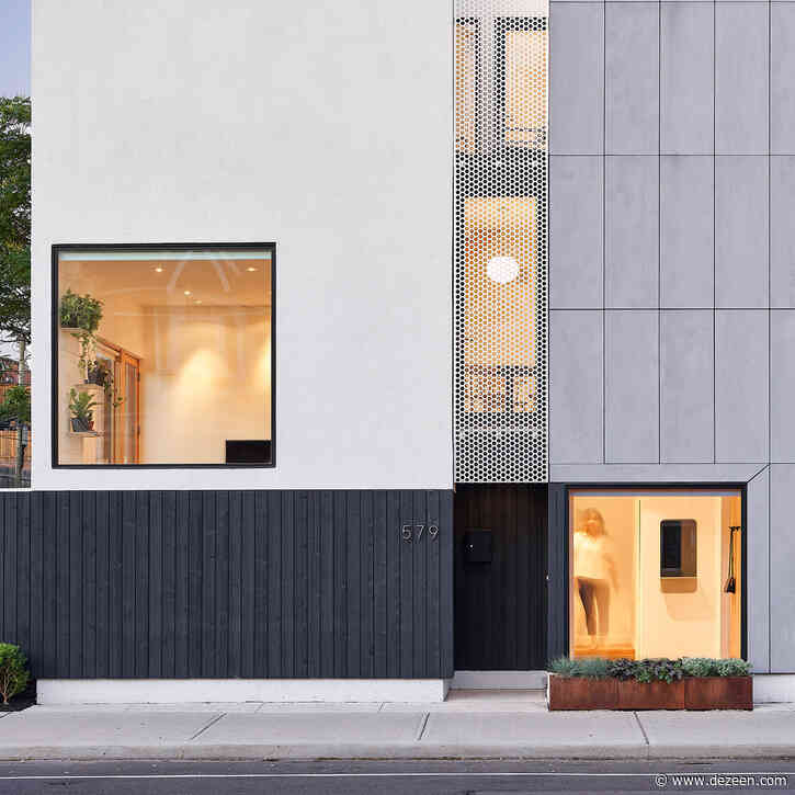 Semi Semi by COMN Architects comprises two matching homes on a lot in Toronto