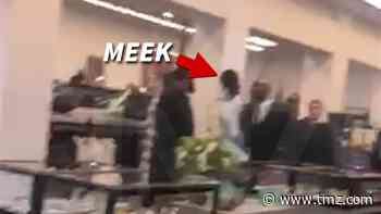 Meek Mill Gets Into Shouting Match With Ex Nicki Minaj's Husband