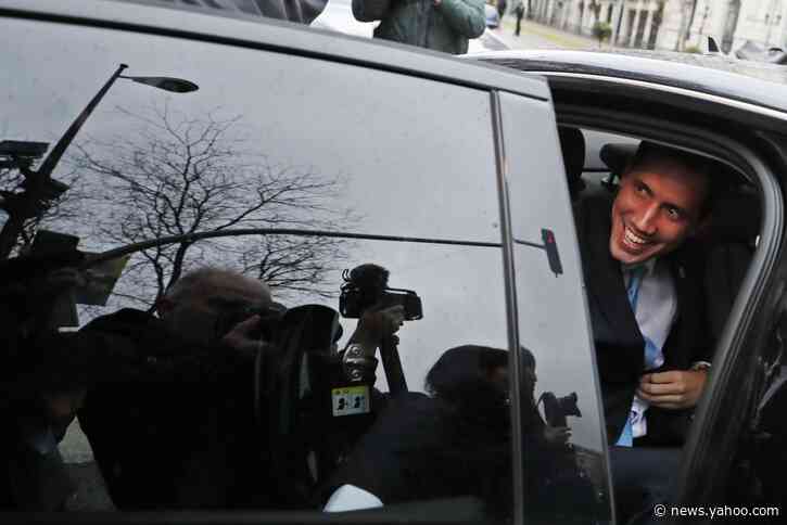 Venezuela's Guaidó visits a politically agitated Spain