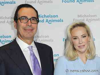 Louise Linton briefly posted and deleted a message of support for Greta Thunberg, whom her husband Steve Mnuchin dissed at Davos